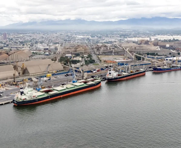 Navio Tai Knighthood – Porto de Paranaguá. Foto: Comunicação APPA