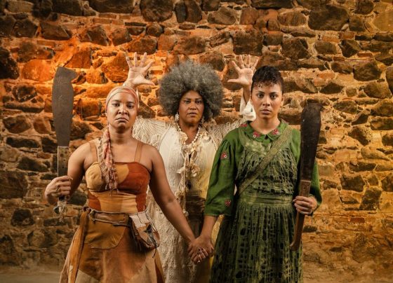As atrizes Larissa Luz, Lilian Valeska e Bárbara Sut | © Caio Lírio