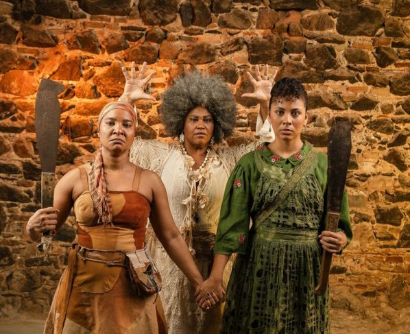 As atrizes Larissa Luz, Lilian Valeska e Bárbara Sut | © Caio Lírio