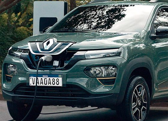 Renault Kwid E-Tech comercializado no Brasil