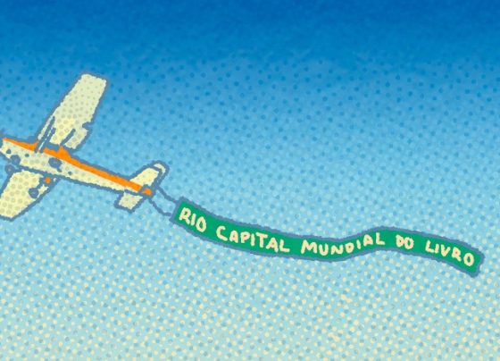 Detalhe da ilustração feita por Ing Lee para a capa da primeira edição da Revista PublishNews | © Ing Lee / PublishNews