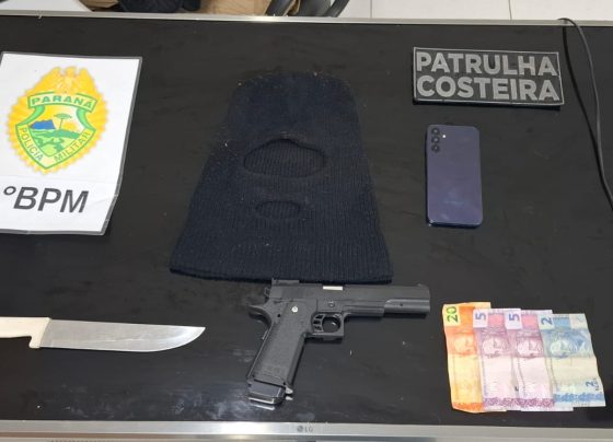 Patrulha Costeira prende trio que agrediu e ameacou idosos durante assalto em Paranagua