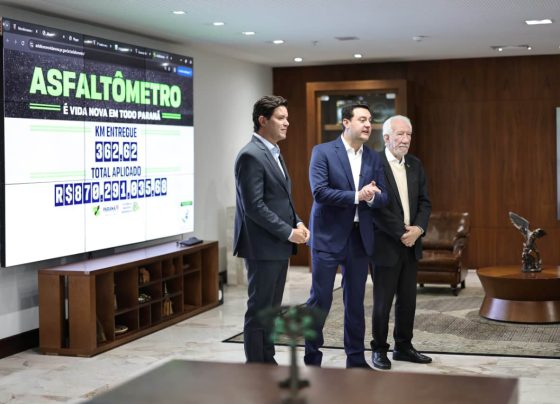 A ferramenta também conta com um mapa interativo com o andamento das obras no Estado e o público pode, ainda, clicar em seu município para obter informações sobre as obras no local (Foto: Jonathan Campos/AEN)