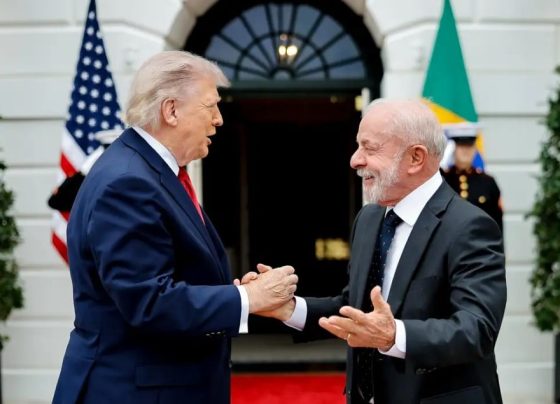 trump e lula - reunião na Casa Branca - 7 de maio