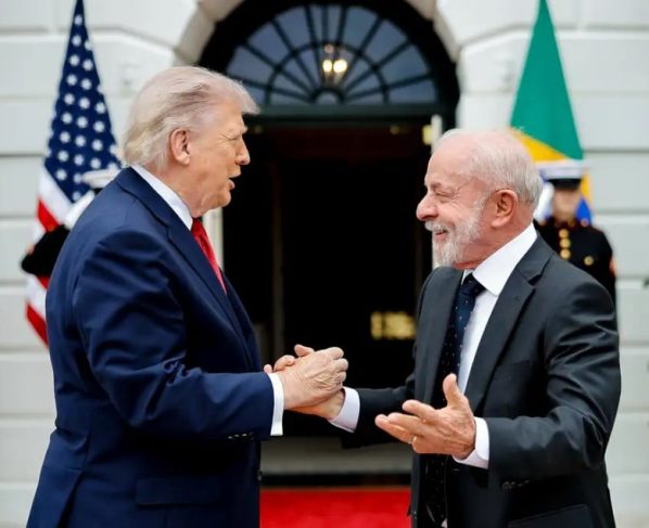 trump e lula - reunião na Casa Branca - 7 de maio