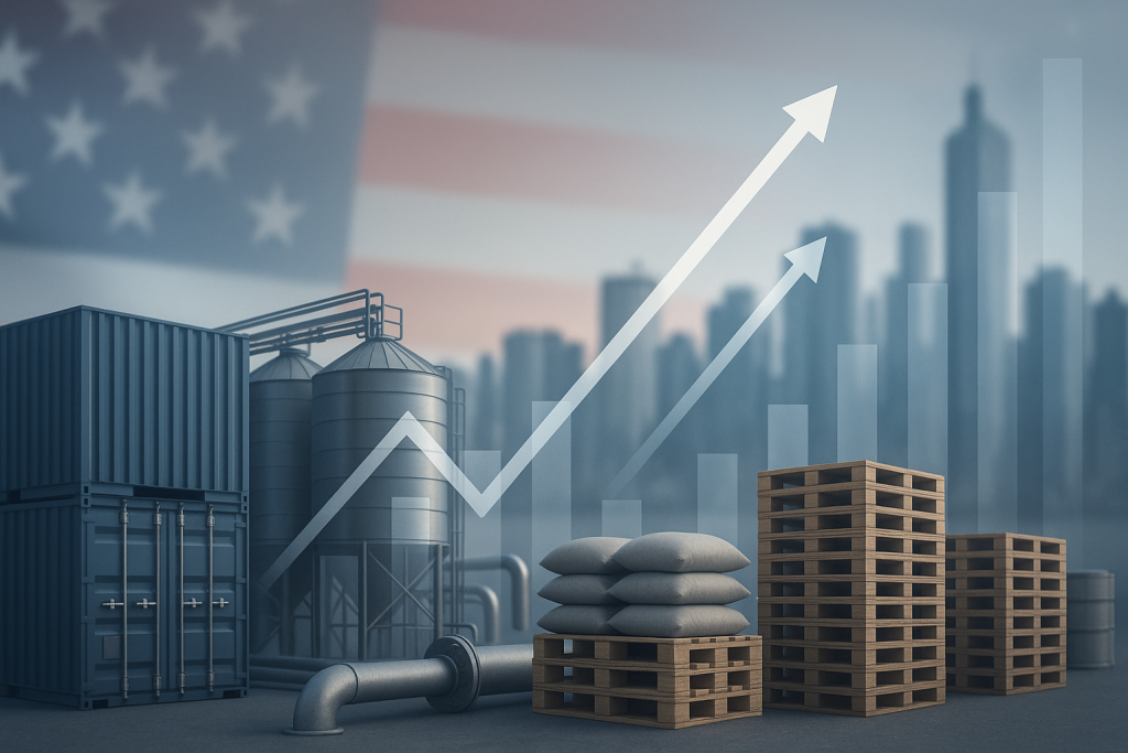 PPI dos Estados Unidos sobe 1,4% em abril e acelera para 6% em 12 meses