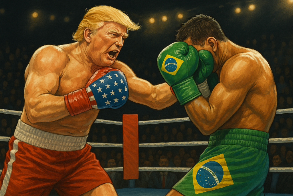 Trump ataca Brasil tarifa 50%