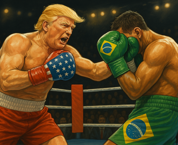 Trump ataca Brasil tarifa 50%