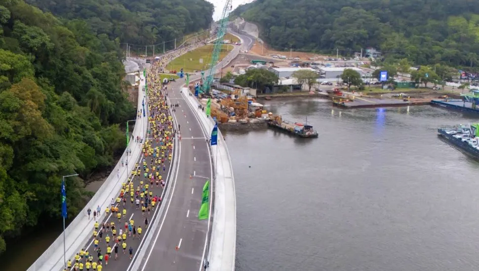 Confira os horários de interdição da ponte e os percursos das provas (Foto: Felipe Henschel/AEN - Arquivo)