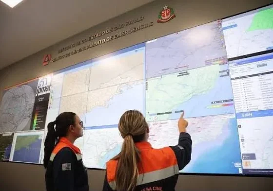 Defesa Civil emite alertas para chuva forte com raios, ventos e possibilidade de granizo na Grande São Paulo