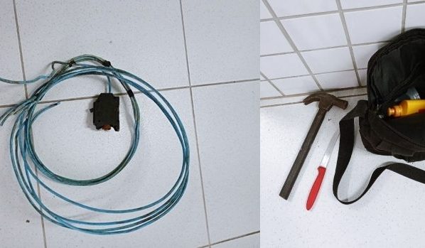 Homem é preso após ser flagrado retirando fiação de antigo comércio