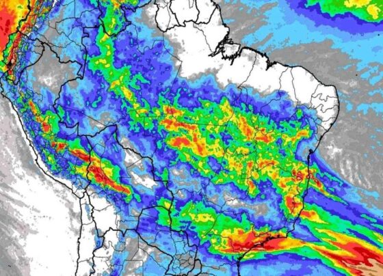Chuva e temporais aumentam no Brasil nesta semana