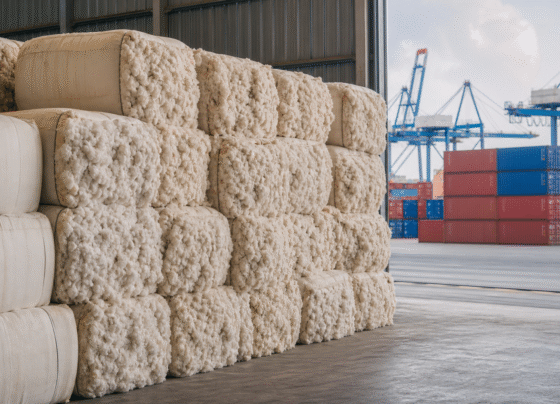 Exportação de algodão cresce 37,3% em volume e 45,5% em receita em agosto